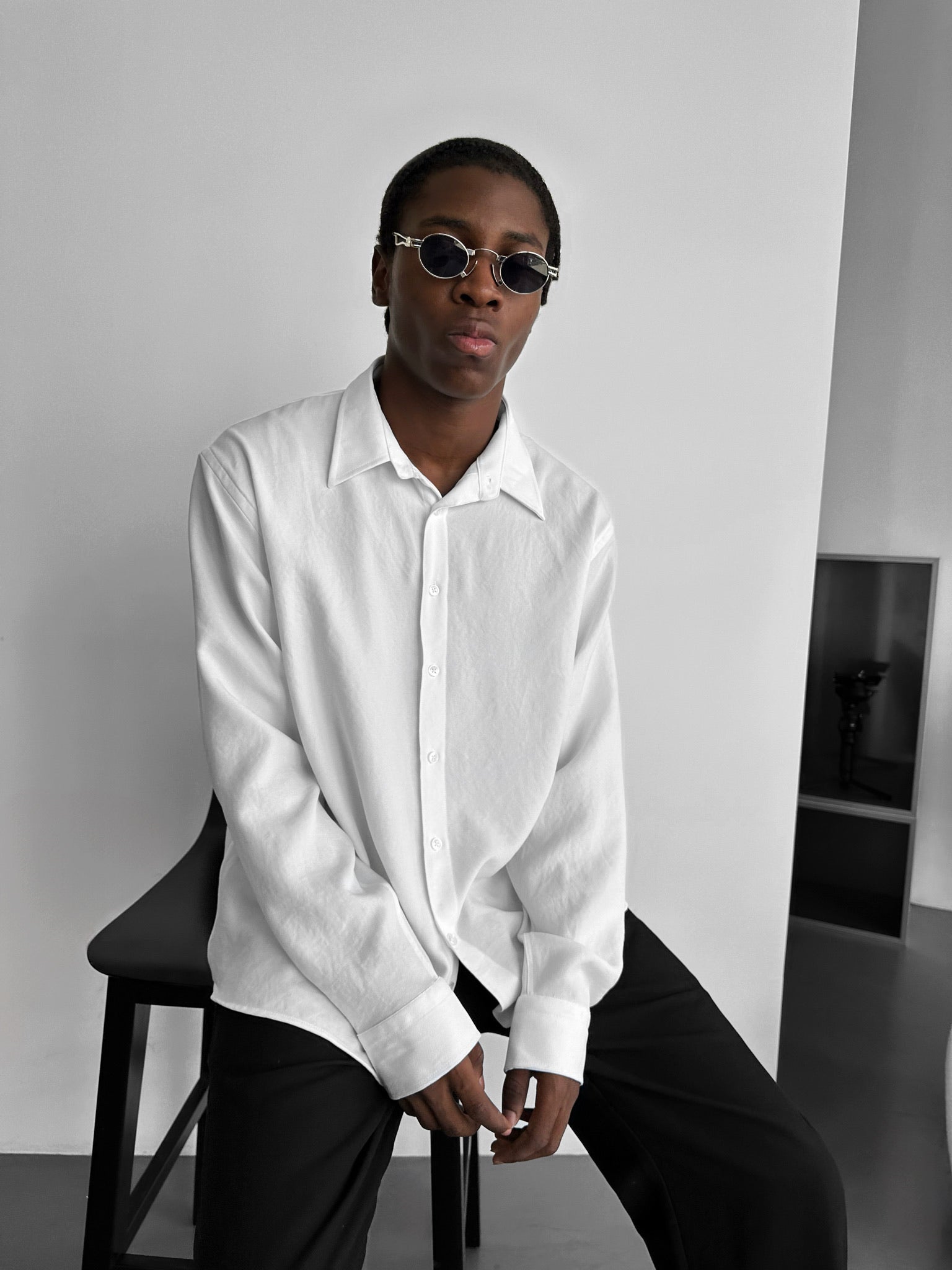 Oversize Oxford Shirt - White