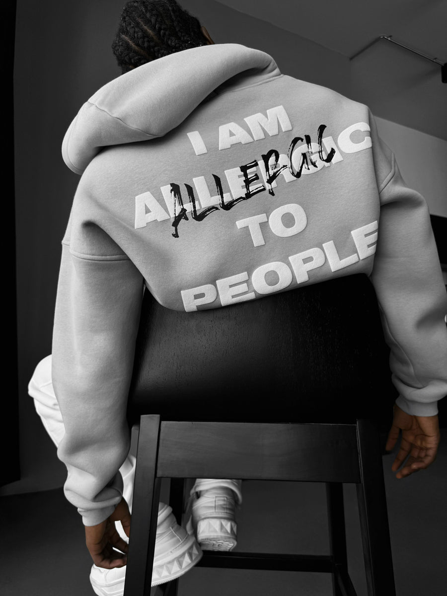 Oversize Allergic Hoodie - Grey