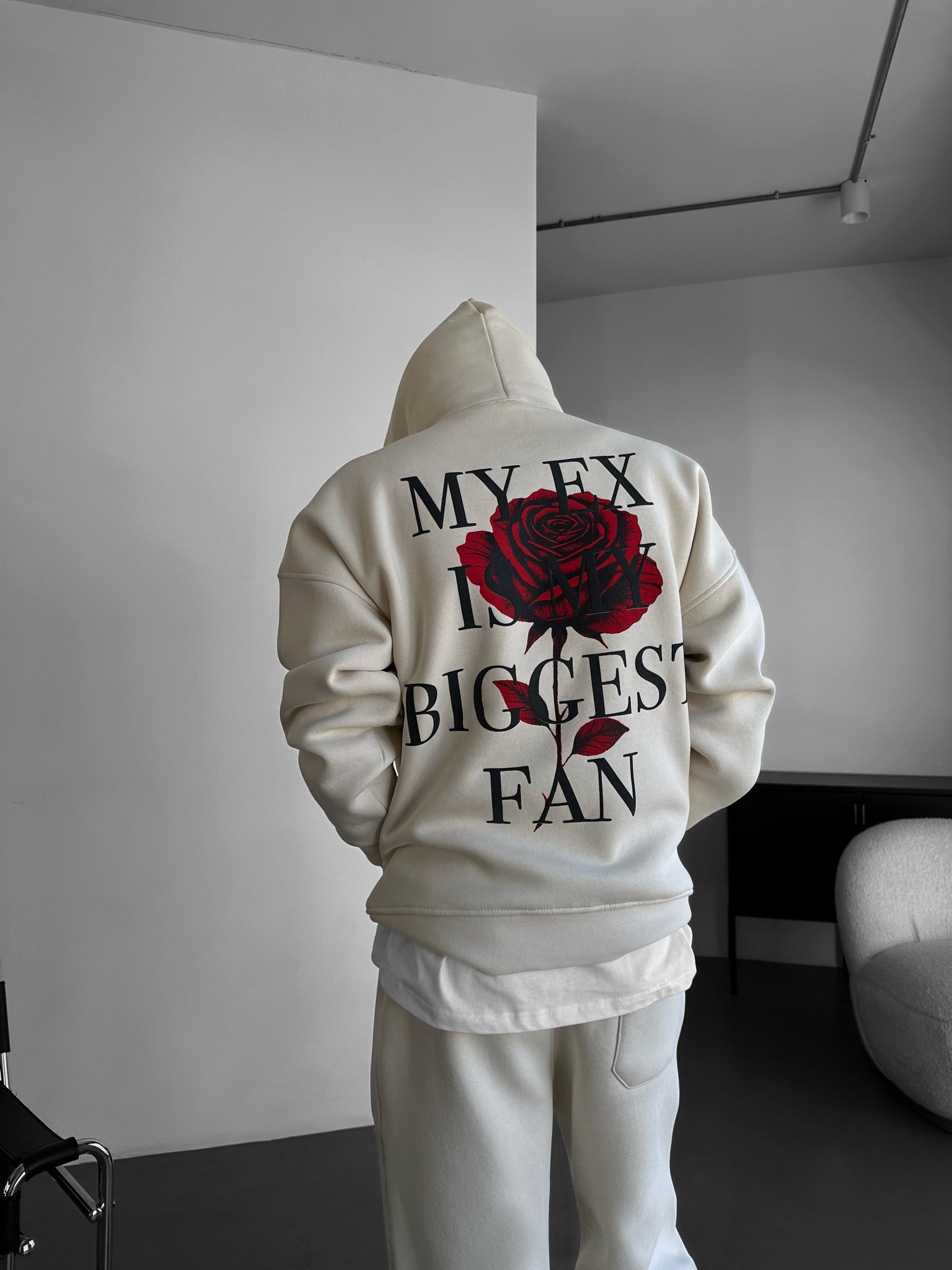 Oversize “EX” Hoodie