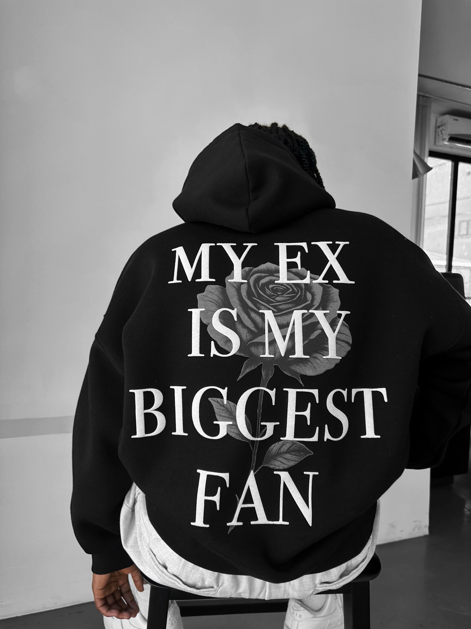 Oversize “EX” Hoodie