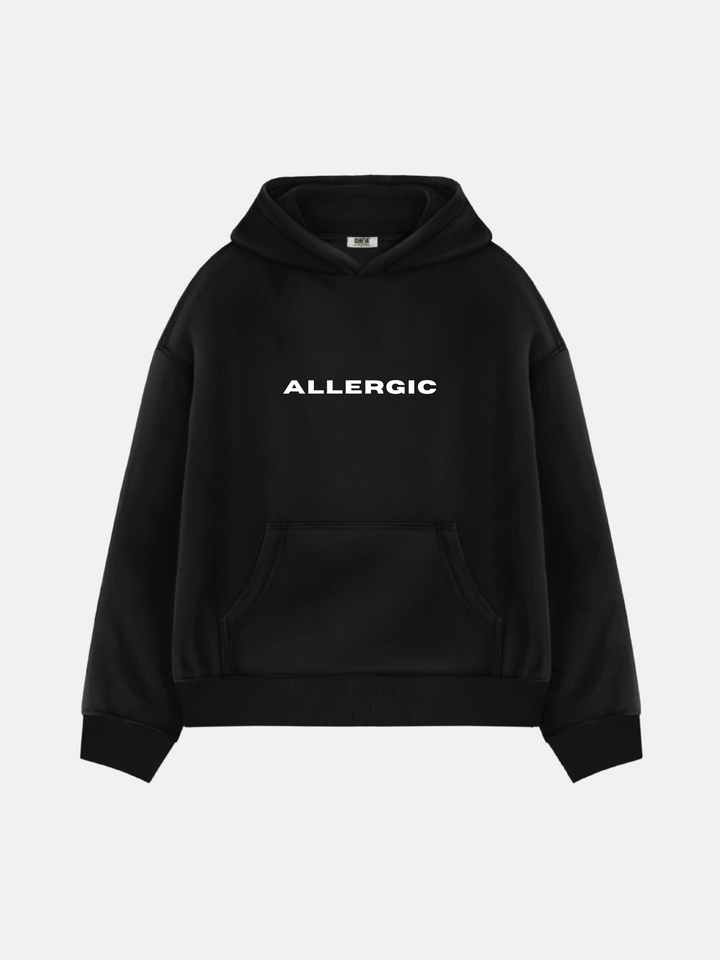 Oversize Allergic Hoodie - Black