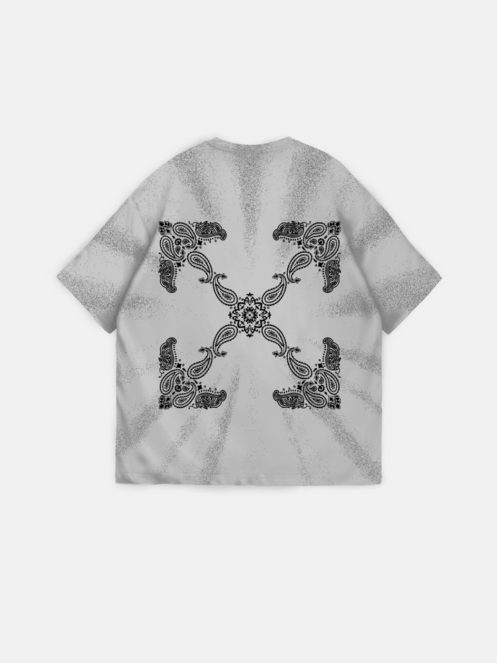 Oversize 'Sacred' T-Shirt - Grey
