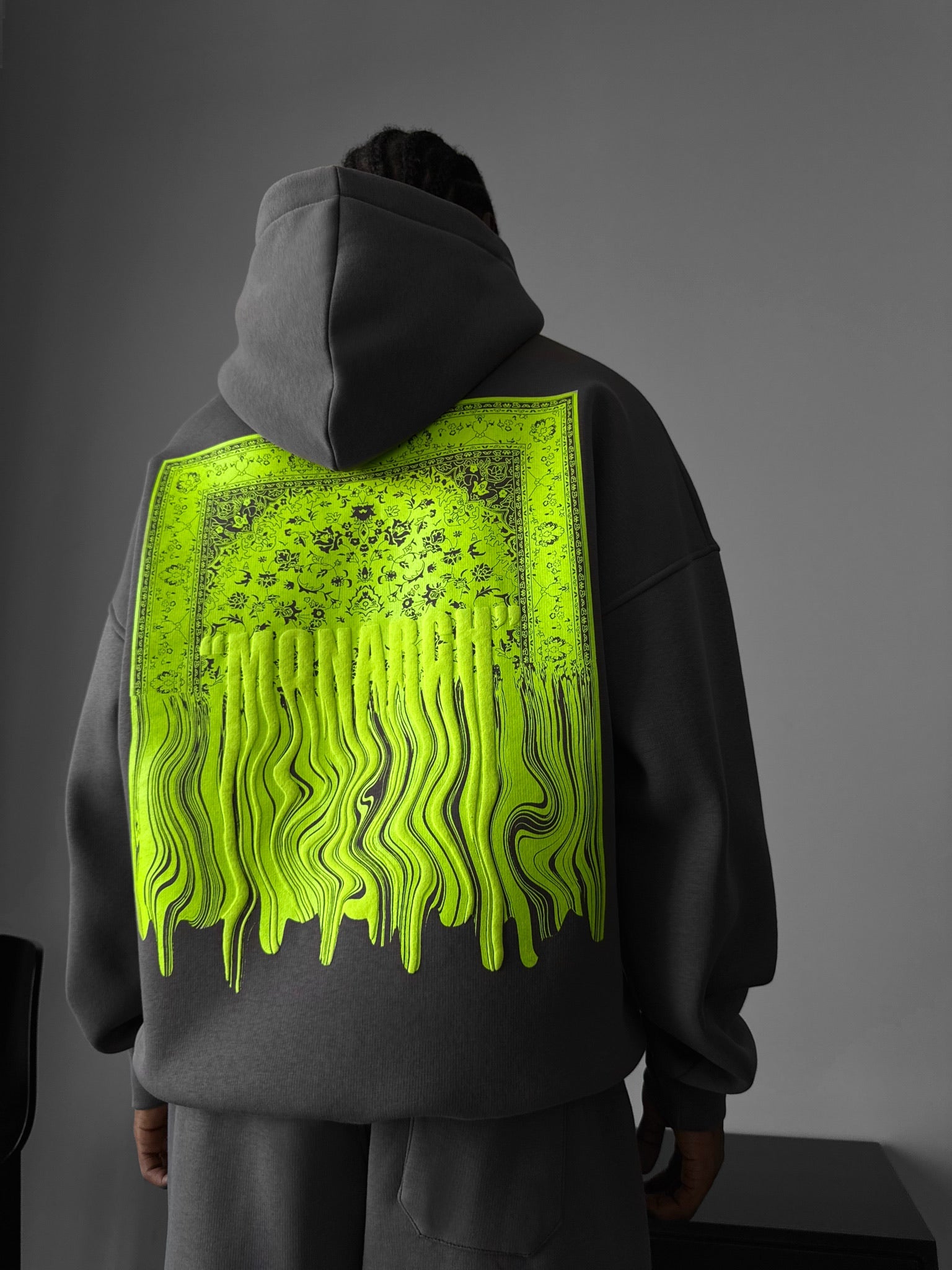 Oversize Monarch Hoodie - Anthracite