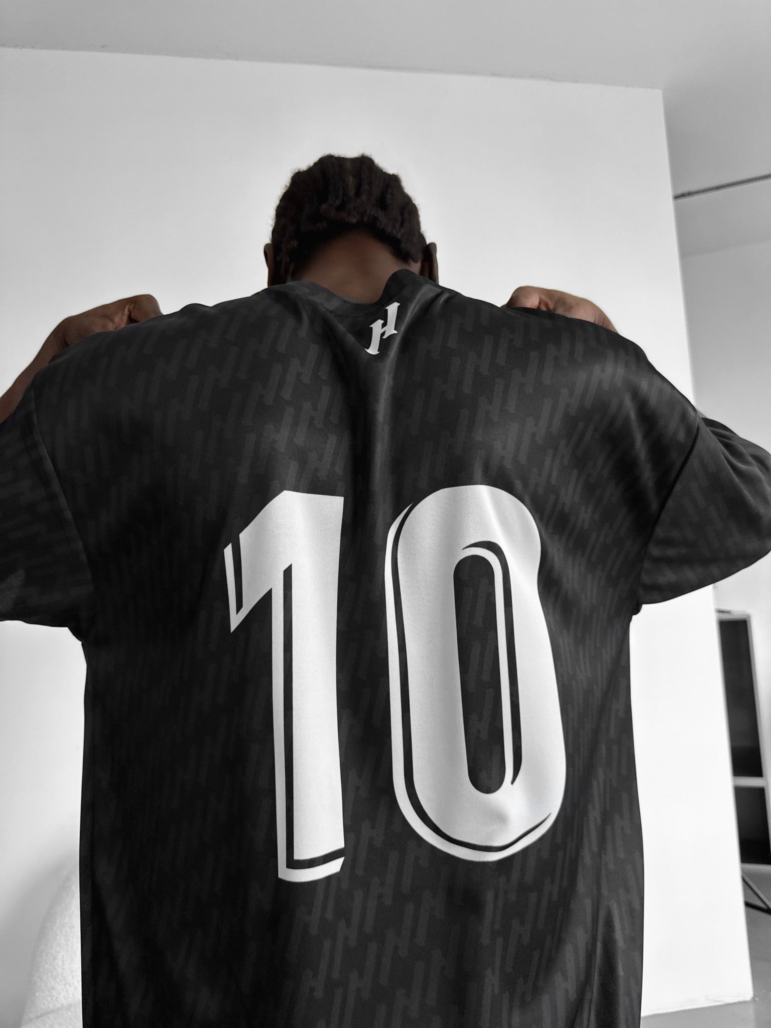 Oversize Mafia Trikot T-Shirt - Black