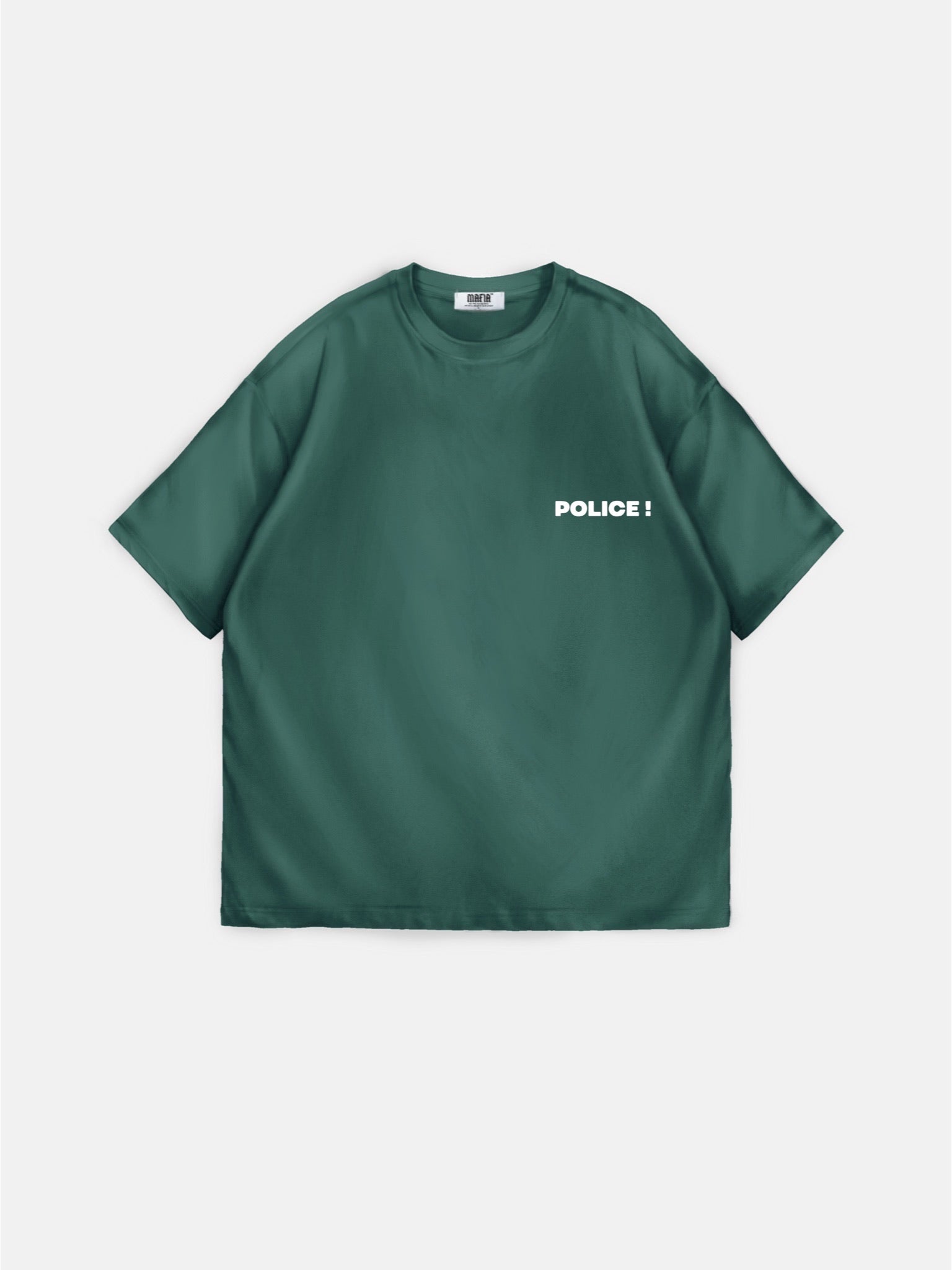 Oversize 'Warn a Brother' T-shirt - Petrol