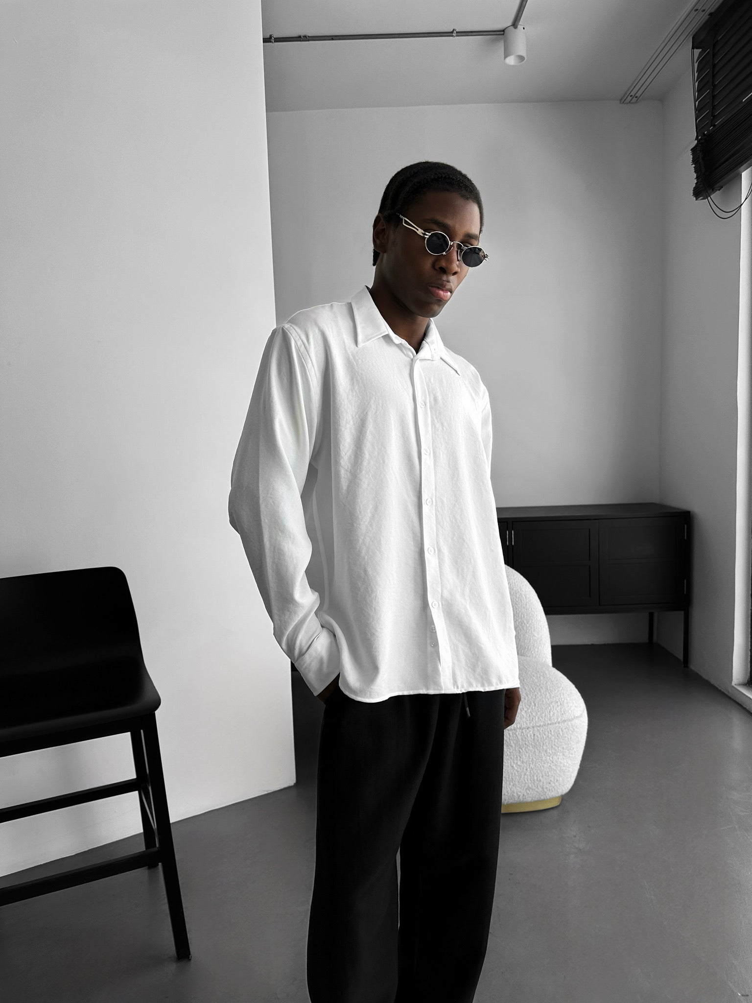 Oversize Oxford Shirt - White