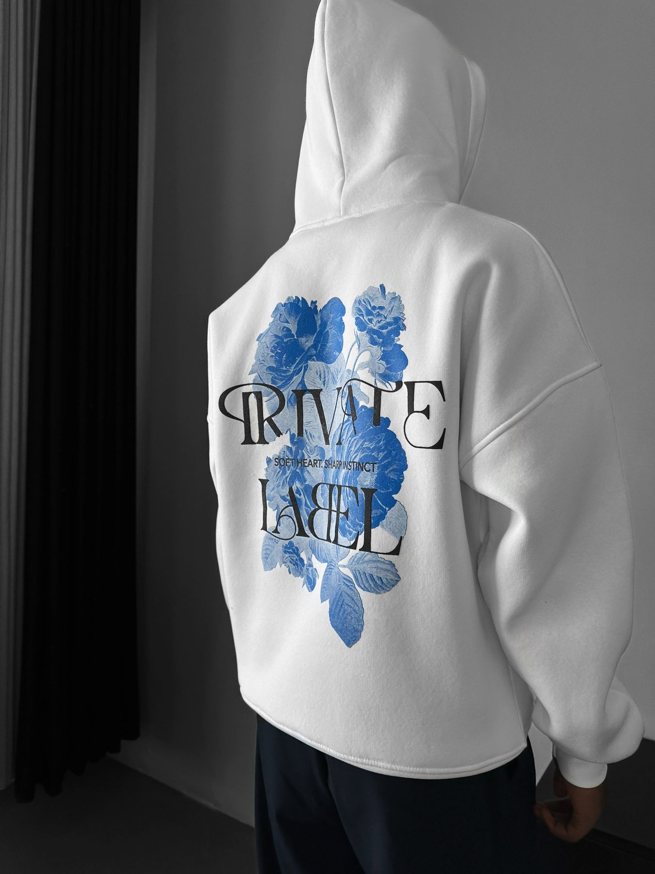 Oversize Private Label Hoodie - Ecru