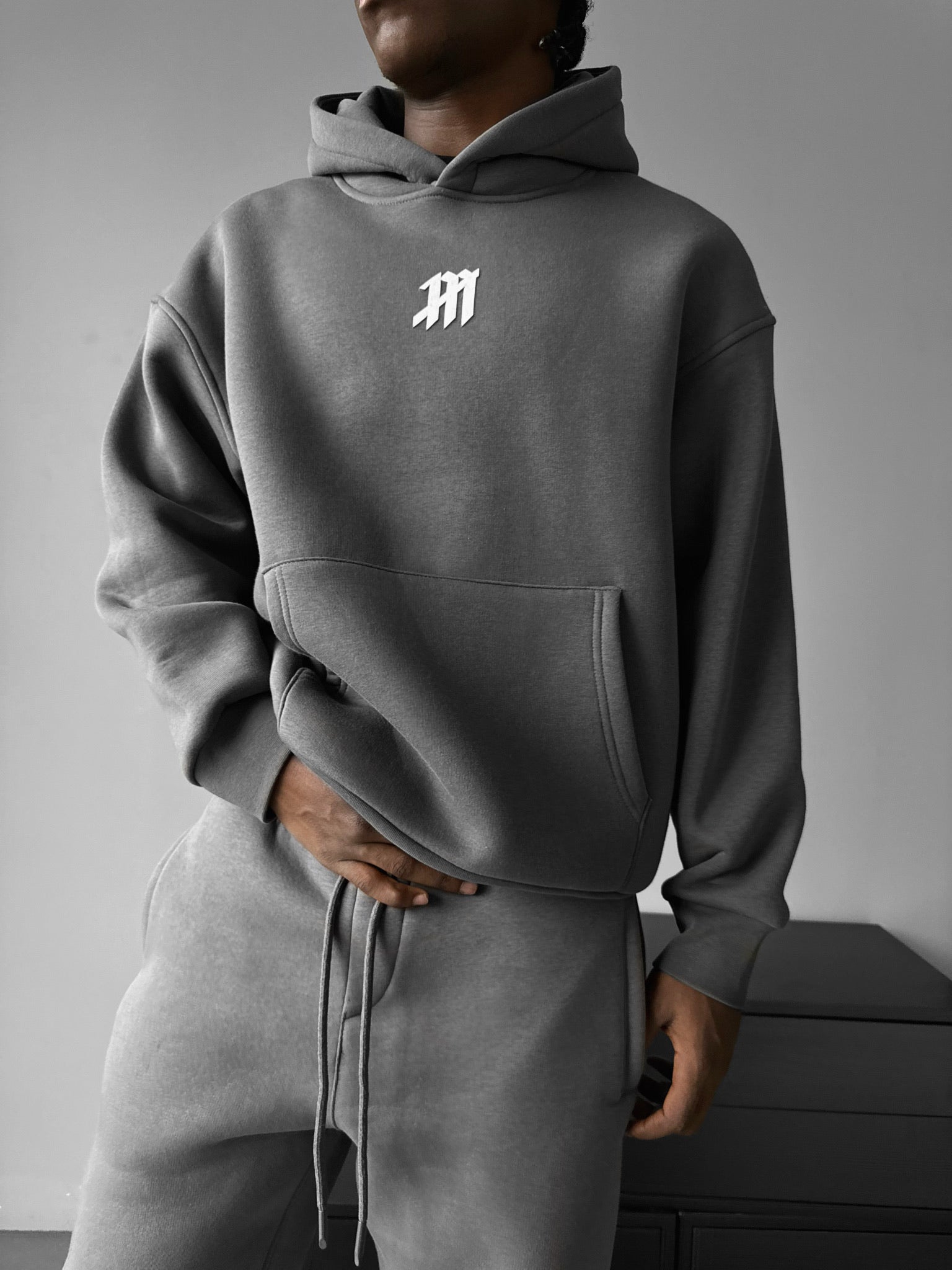 Oversize Mouse Hoodie - Anthracite
