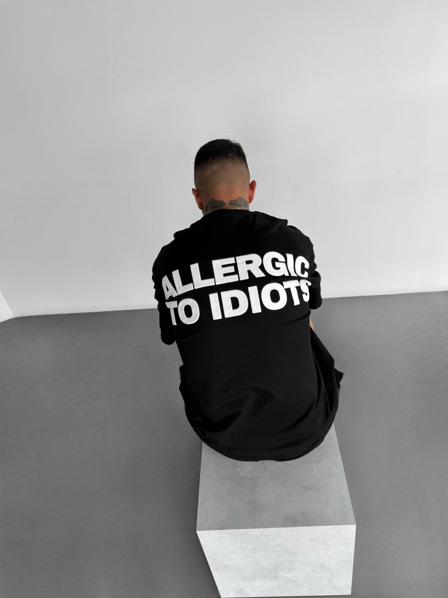 Oversize Statement T-shirt - Black