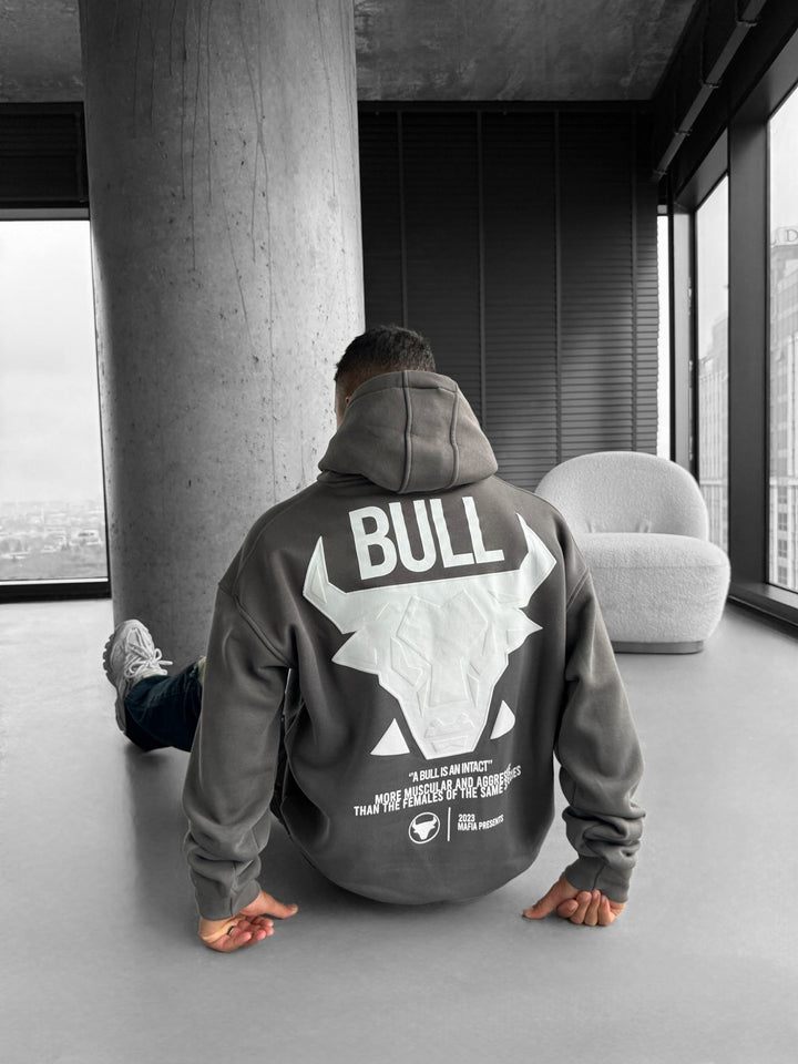 Oversize Bull Hoodie - Anthracite