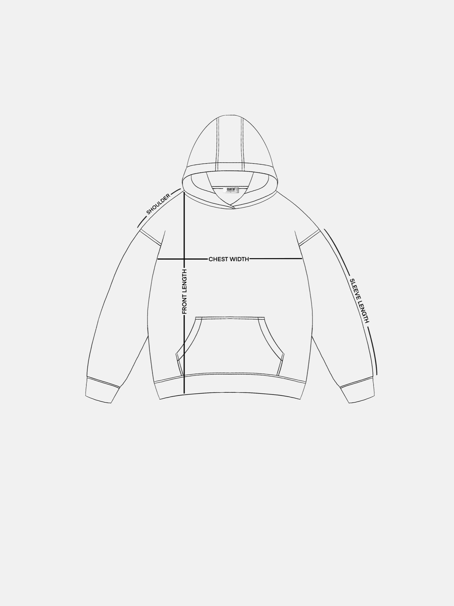 Oversize Allergic Hoodie - Black