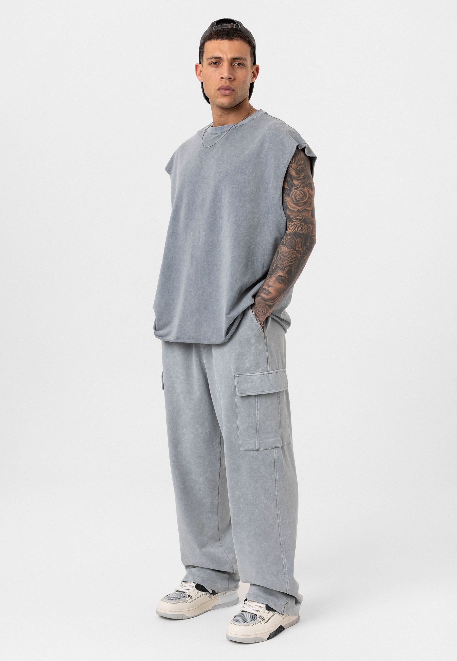 Oversized Graphic Pants – Bold Visuals with Vintage-Washed Appeal