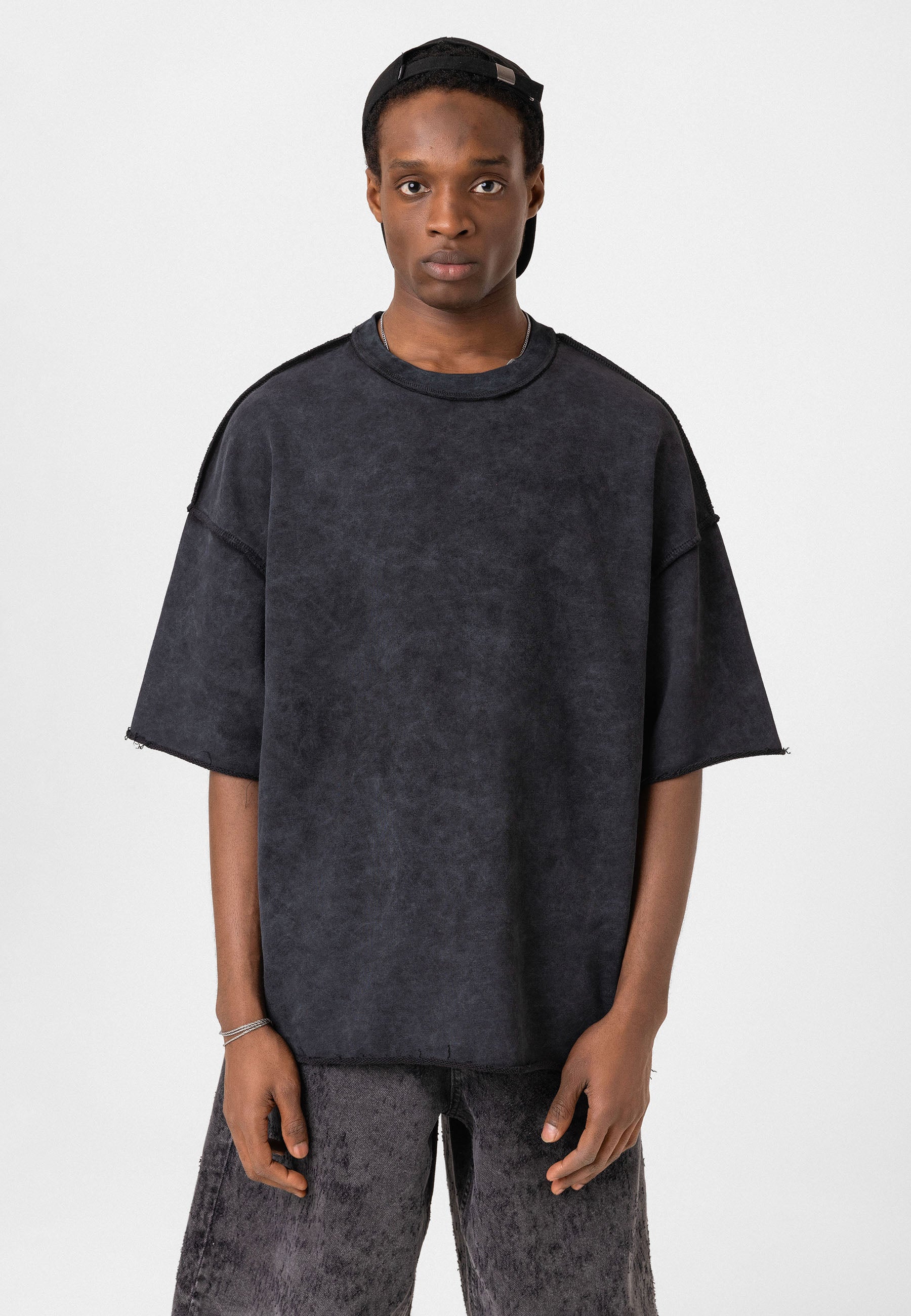Oversized Washed T- shirts Relaxed Silhouette, Soft Texture