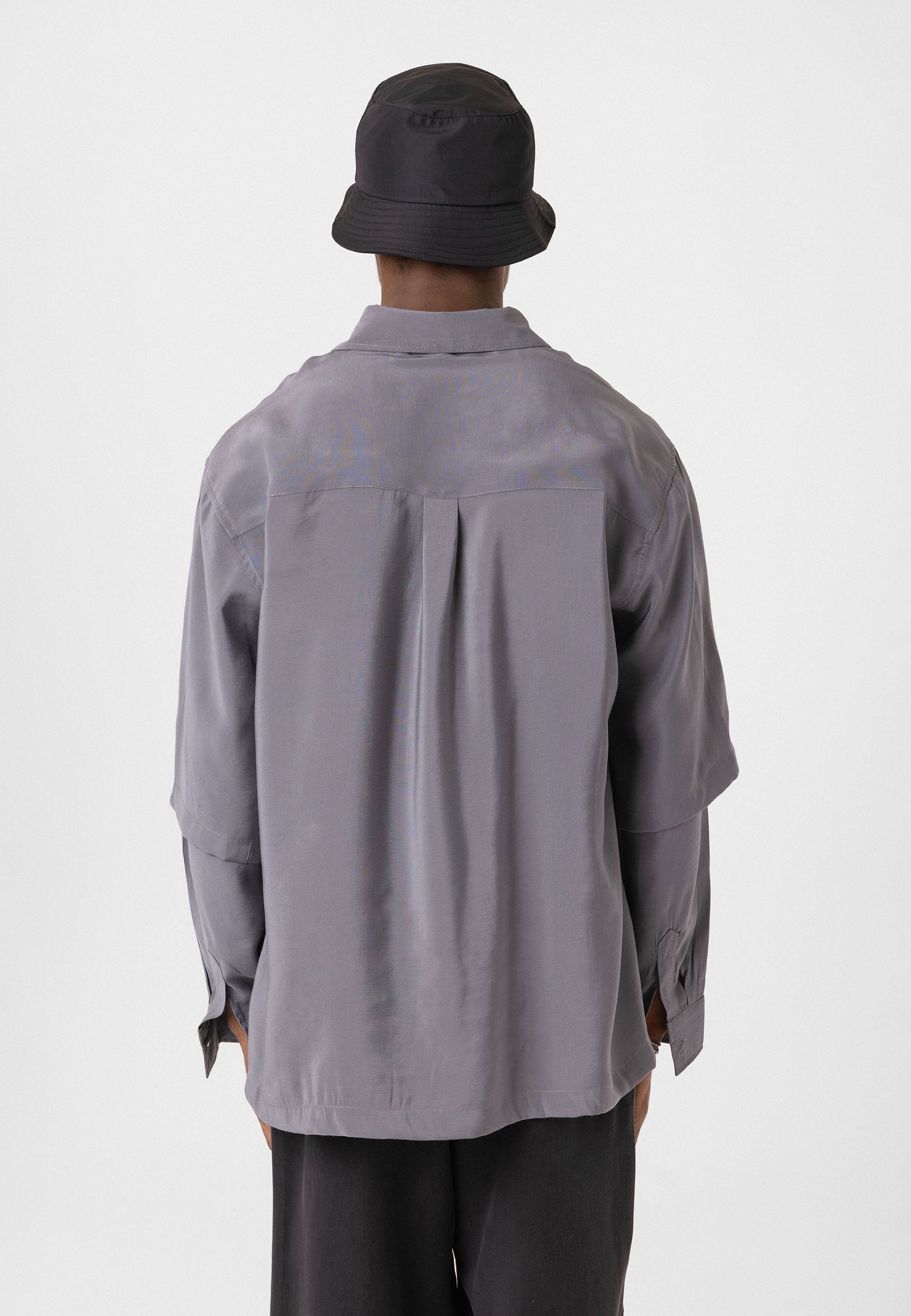 Cream Beige Button-Up Shirt – Relaxed Comfort Fit for Daily Wear