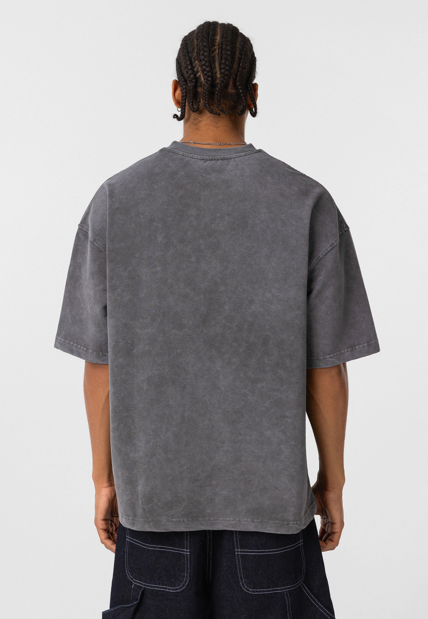 Oversized Washed Print T-shirts – Bold Front Graphic with Soft-Lived Texture