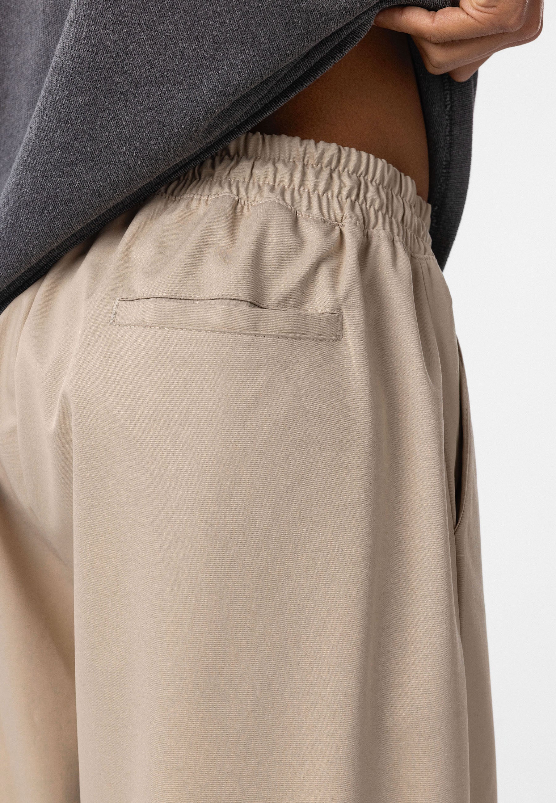 Slim Tapered Pants, Relaxed Fit Bottoms, Stretch Cotton Trousers, Neutral Casual Pants, Men’s Essential Taper Fit