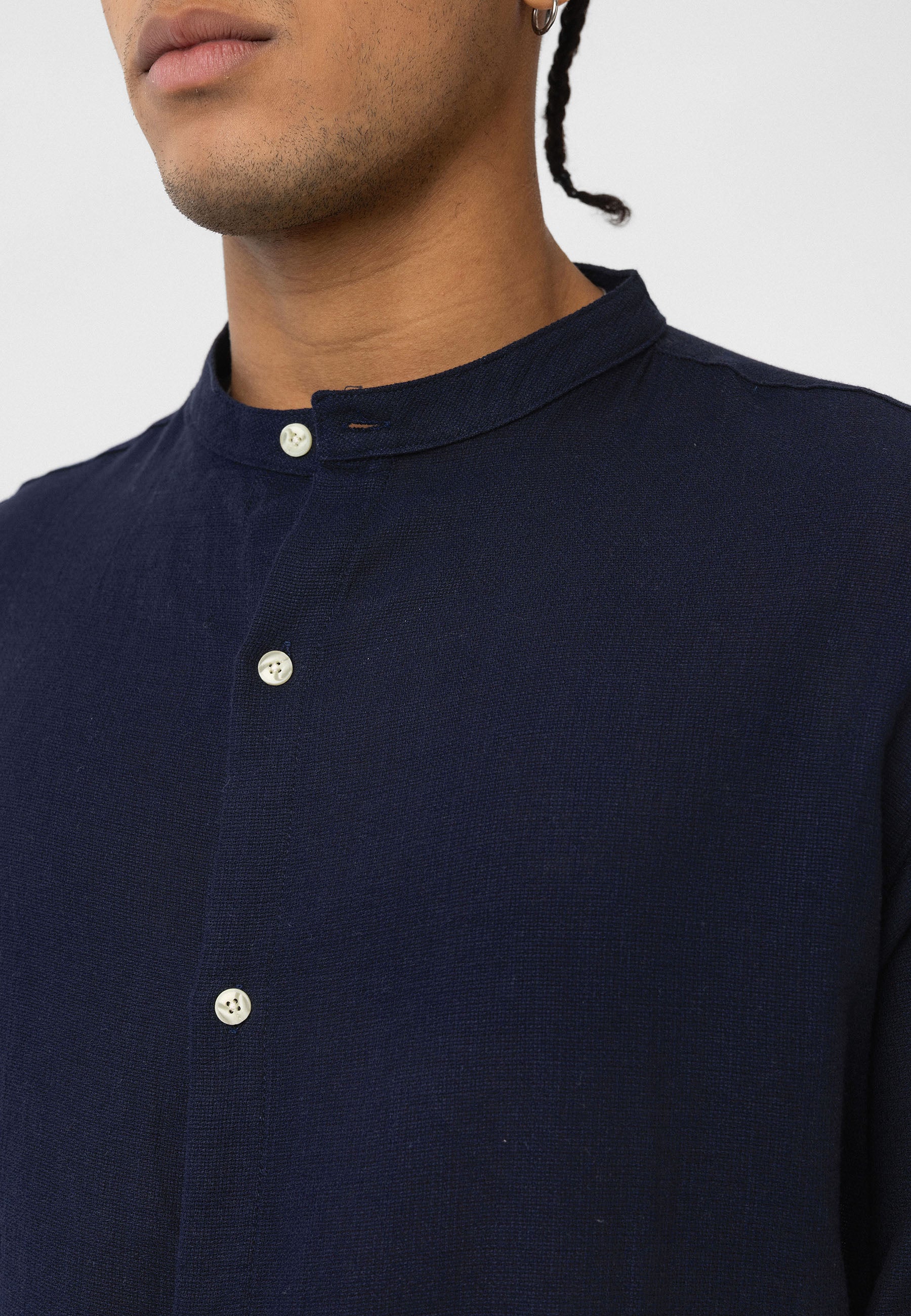 Blue Shirt for Men – Smart Casual Style with Clean Finish