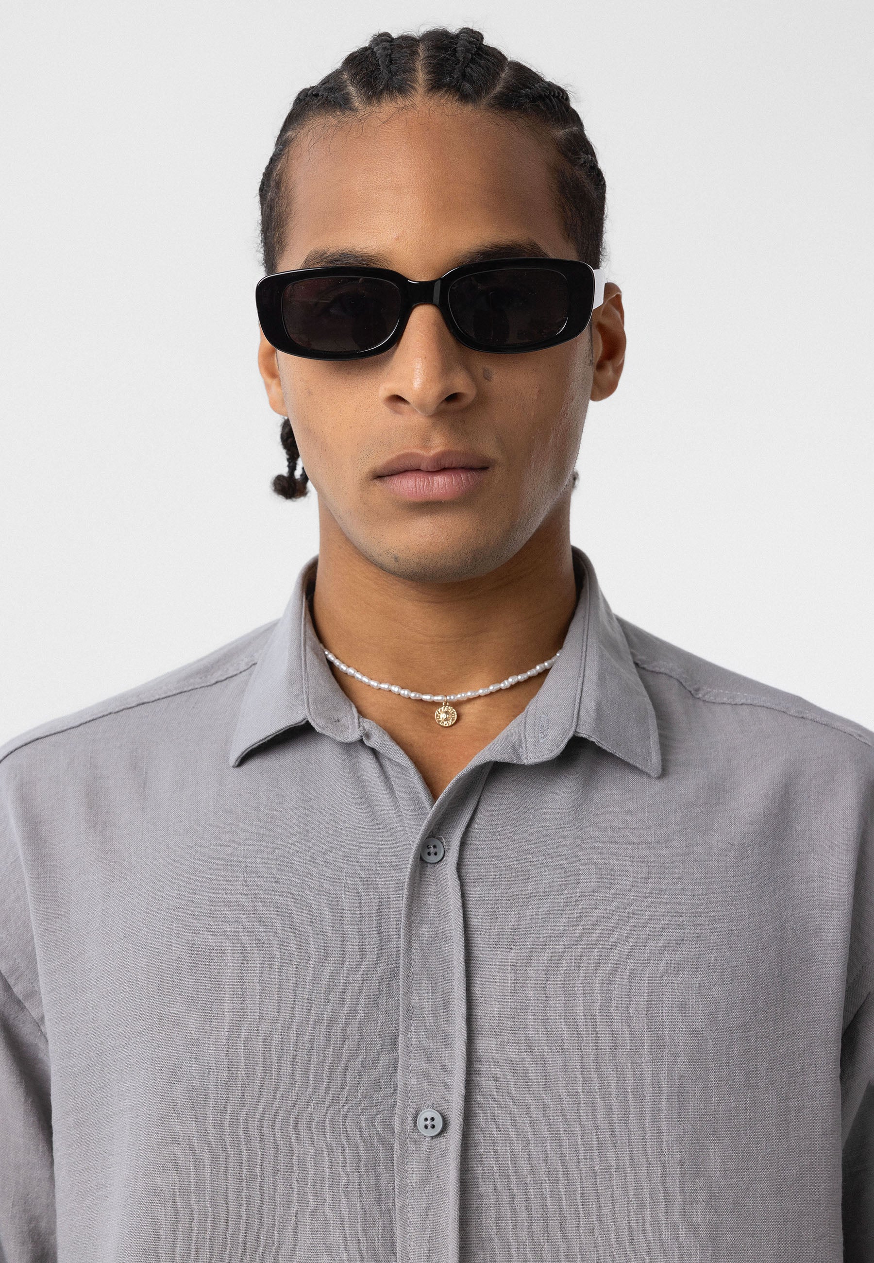 Dark Beige Comfort Fit Button-Up Shirt – Relaxed Everyday Essential