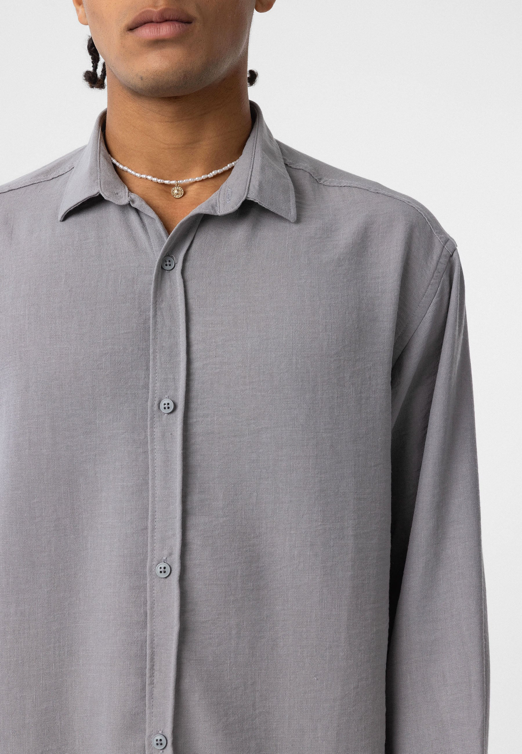 Soft Sky Blue Oversize Script‑Printed Short‑Sleeve Shirt – Relaxed Streetwear Vibe