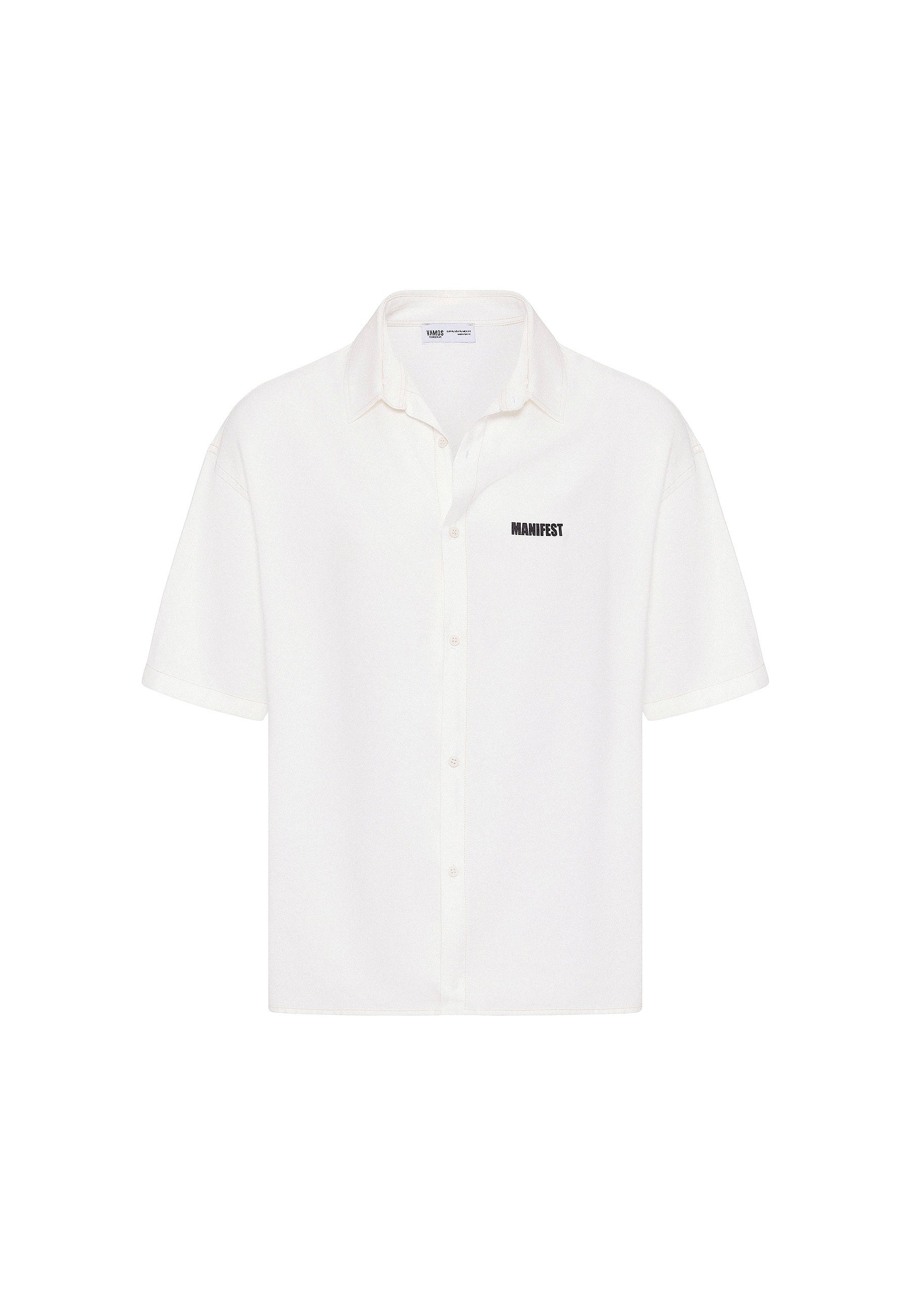 White Button-Up Shirt – Classic Everyday Comfort Fit