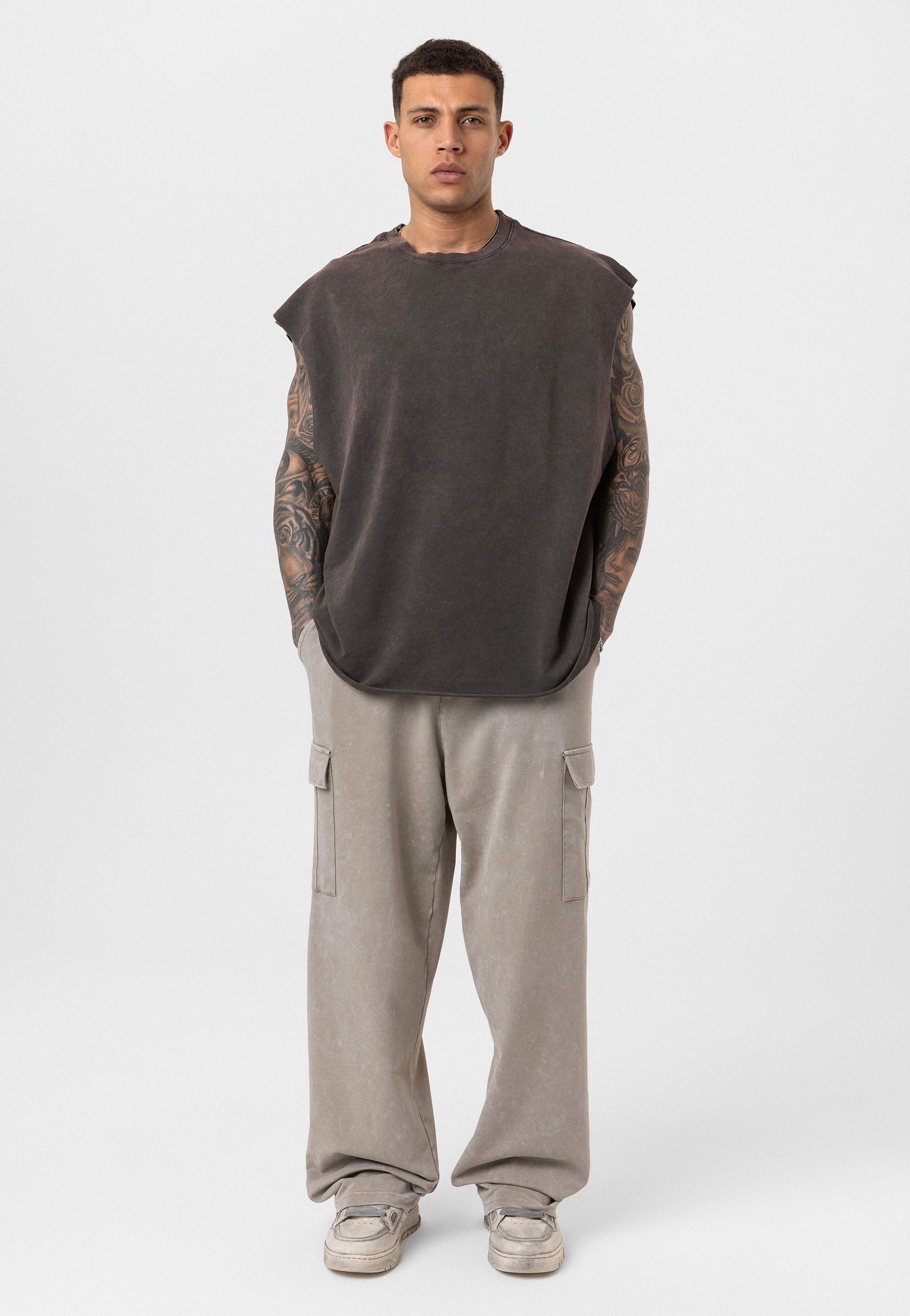 Oversized Graphic Pants – Bold Visuals with Vintage-Washed Appeal