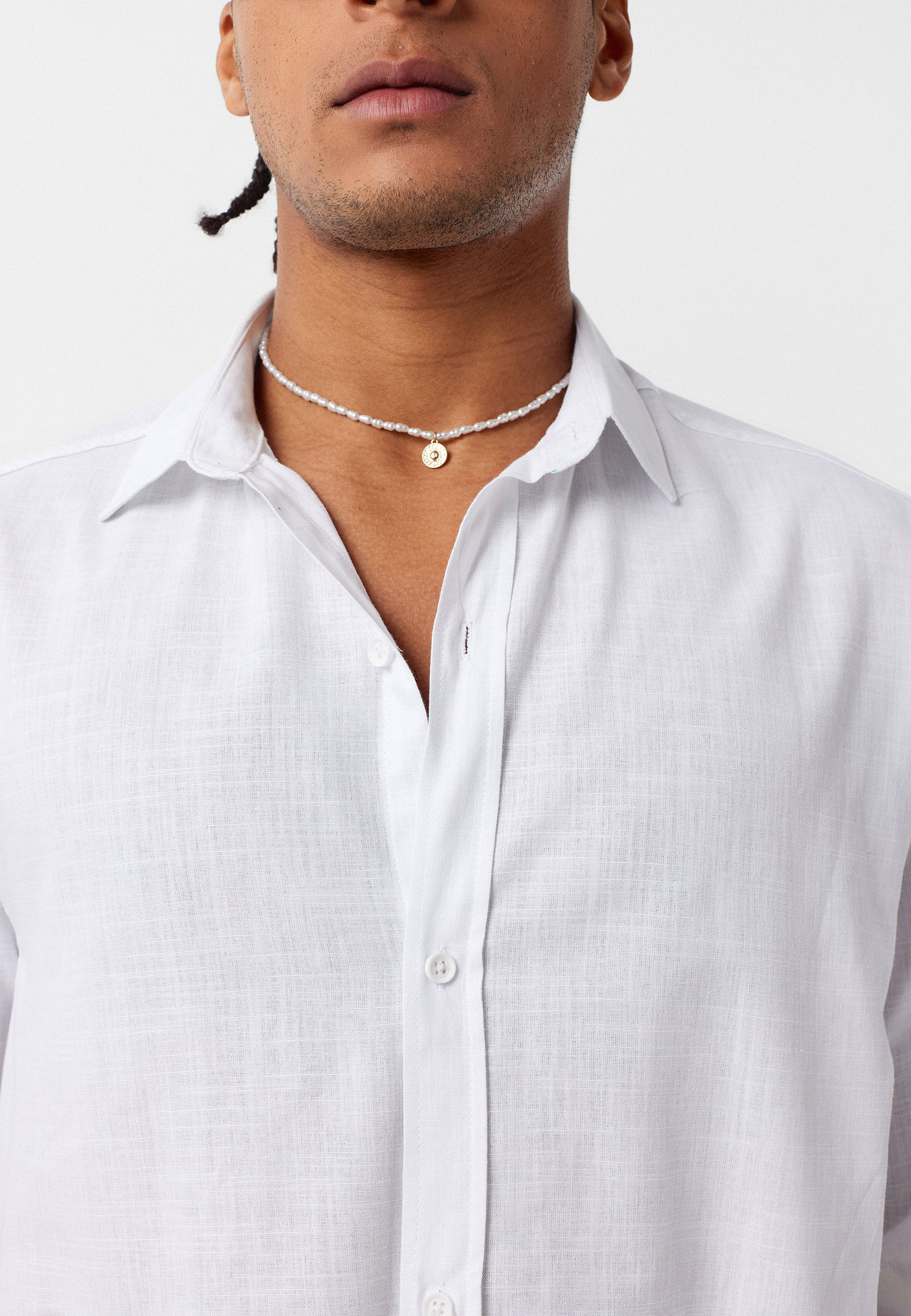 White Modal Shirt – Effortless Minimal Comfort