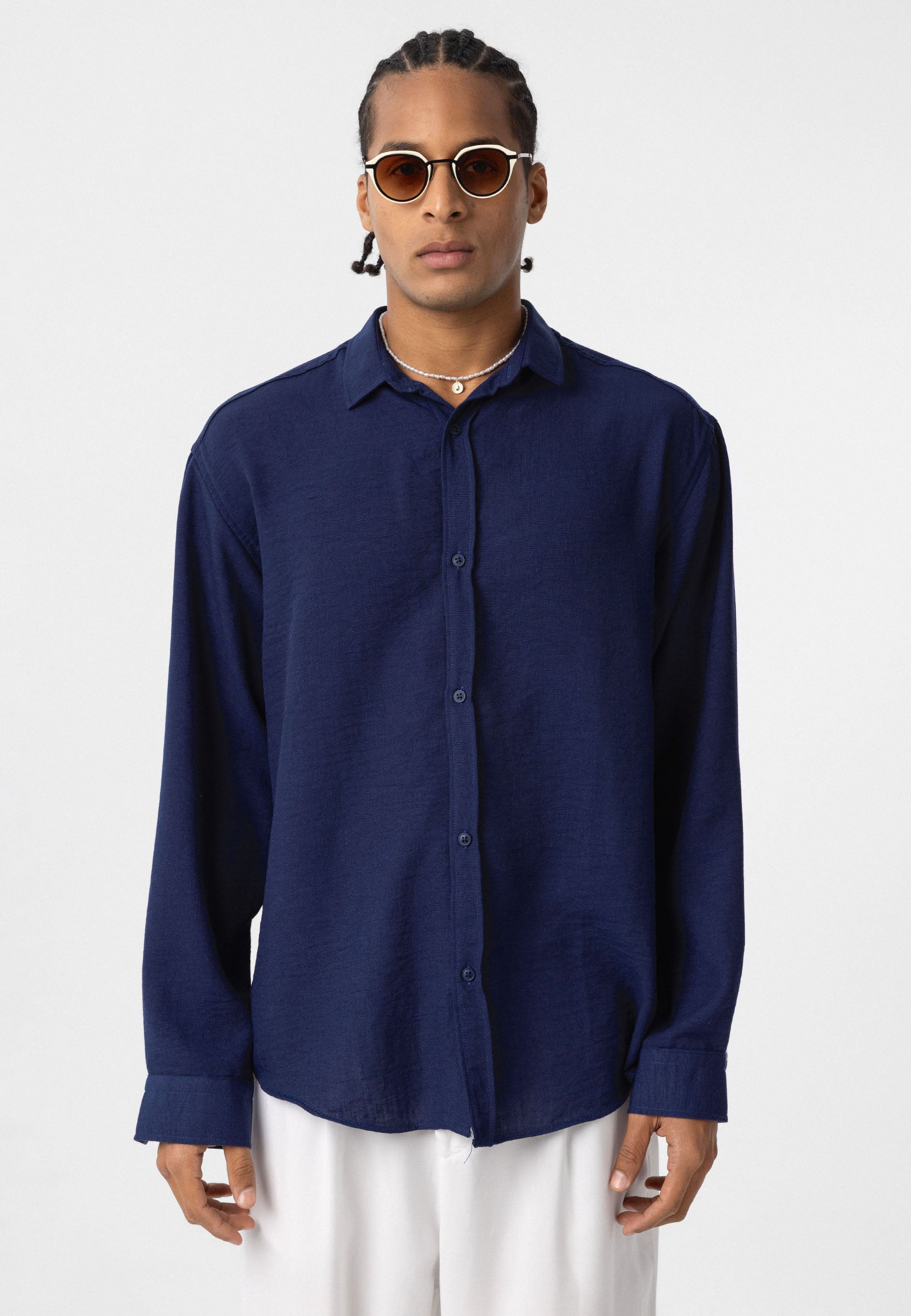 Black Comfort Fit Shirt – Relaxed Everyday Essential