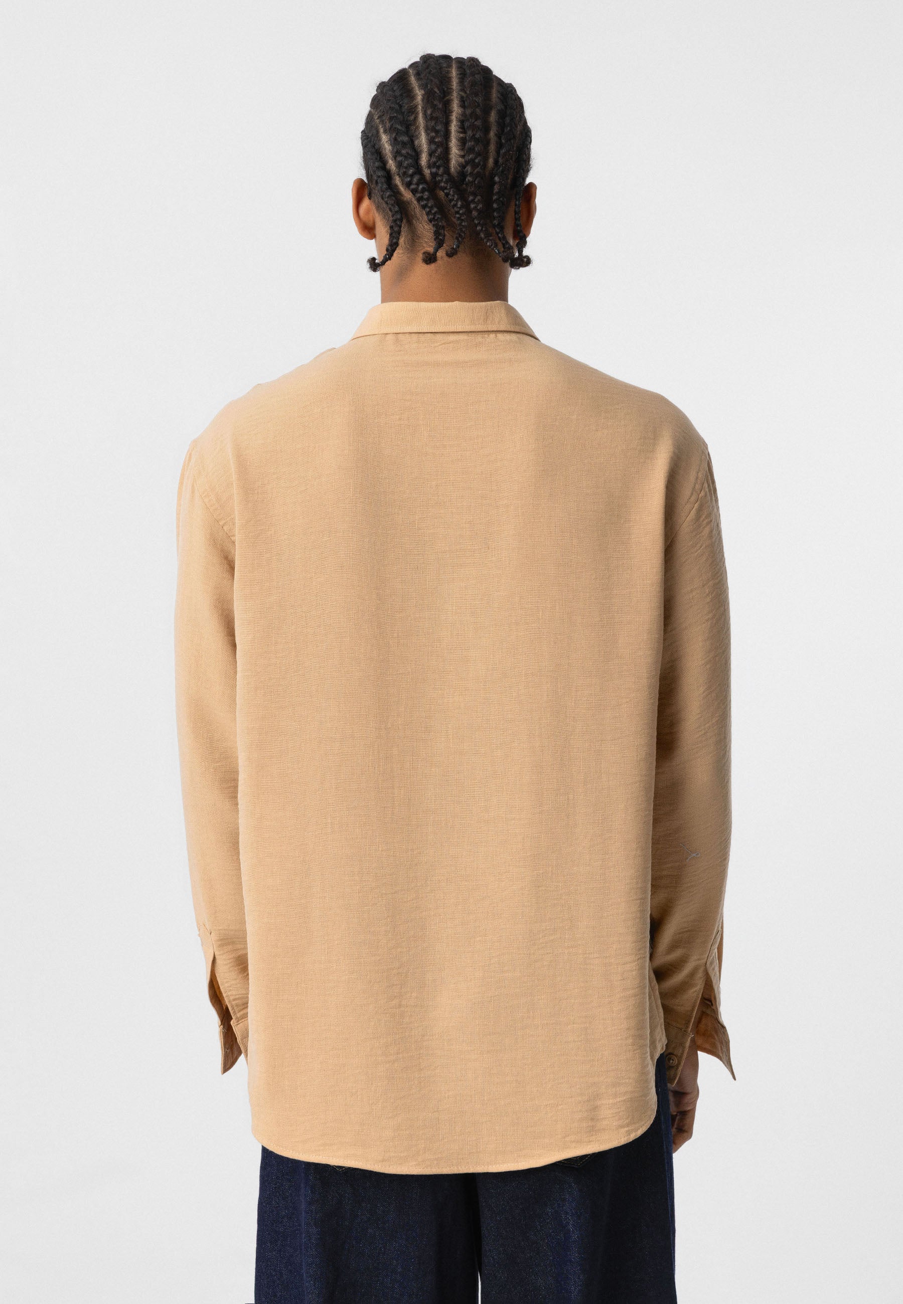 Dark Beige Comfort Fit Shirt – Relaxed Everyday Essential