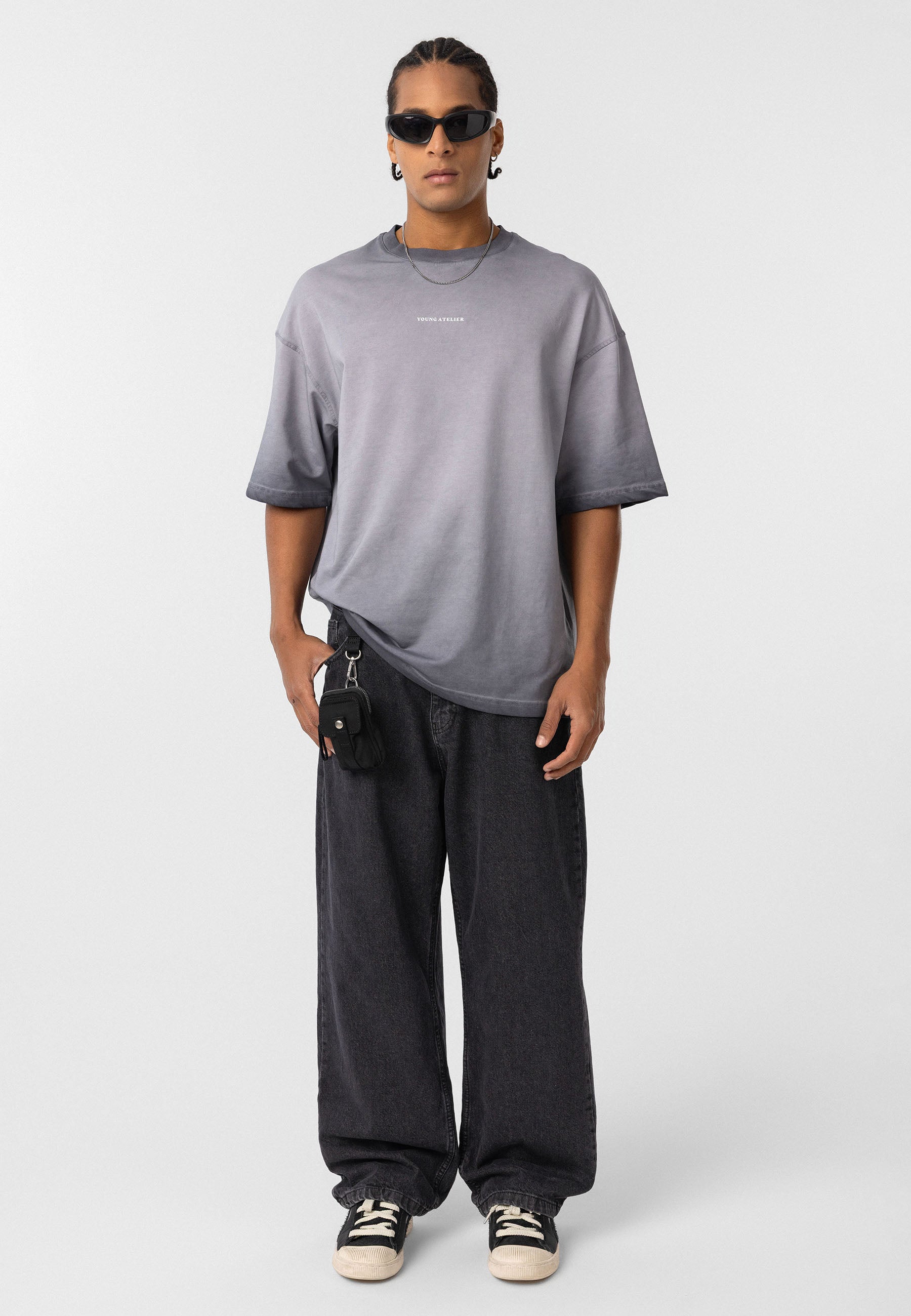 Oversized Washed Graphic T–shirts Clean Lines & Urban Texture