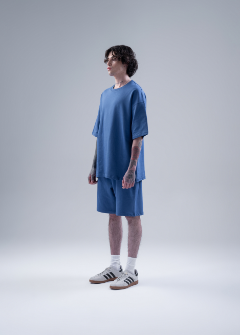 Blue Casual T-Shirt for Men