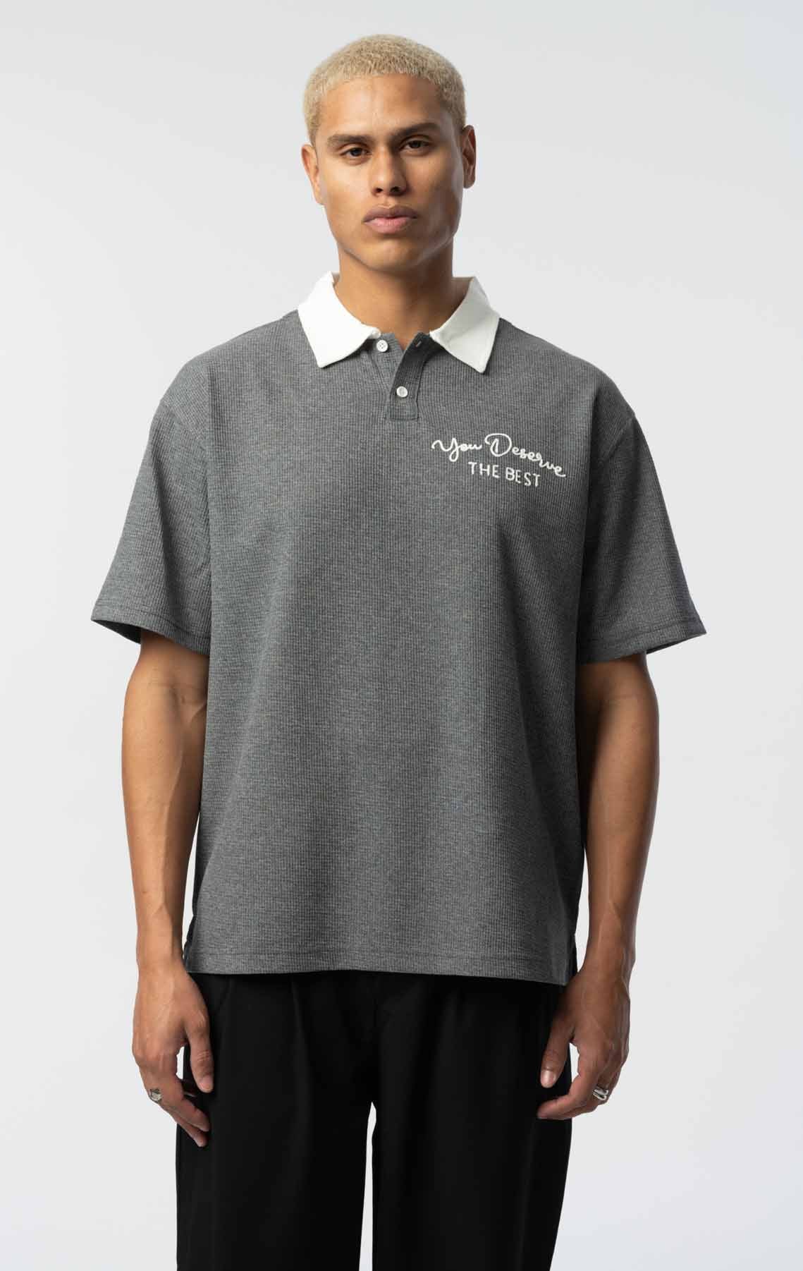 Light Gray Oversized T‑Shirt – LIMITLESS Graphic Comfort