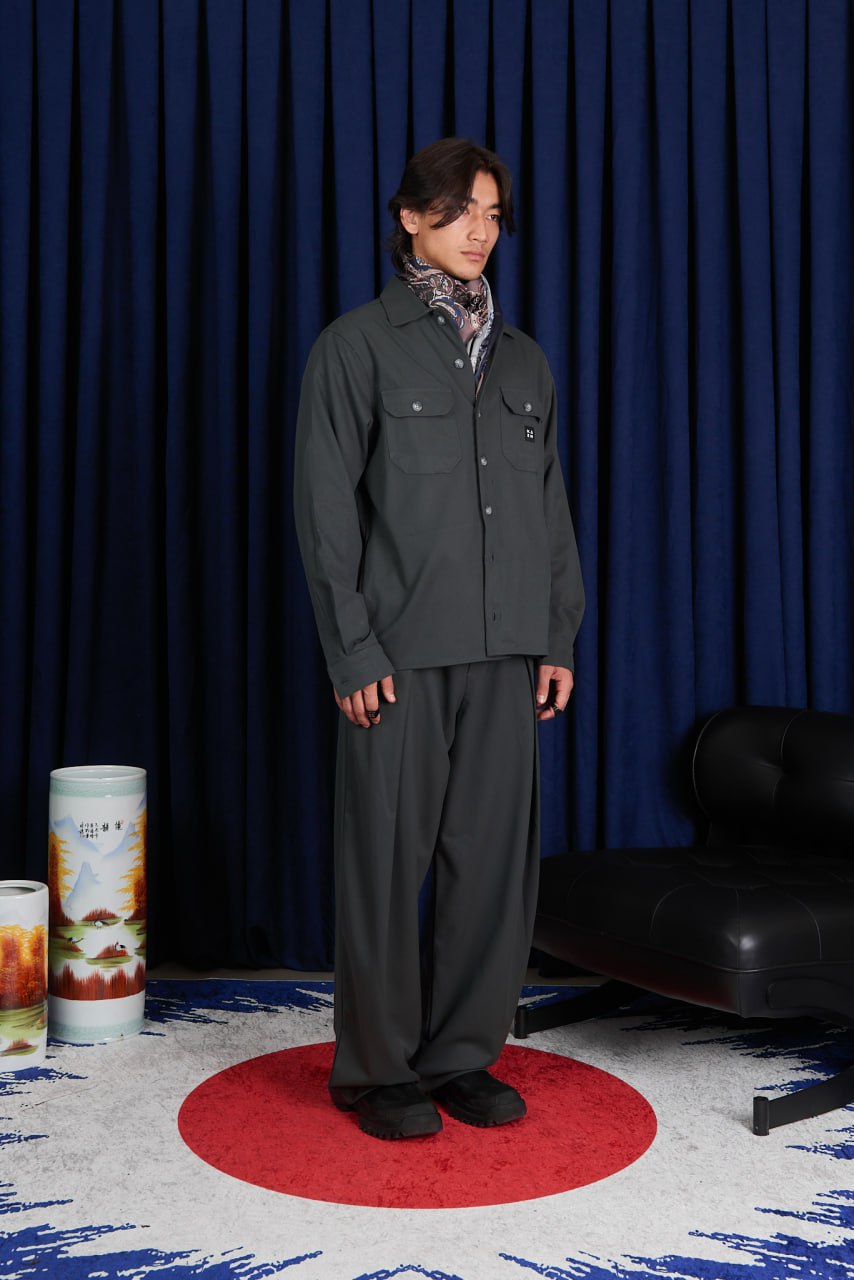 Men’s Premium Utility Shirt | KAEN Tokyo | Modern Minimal Workwear Style