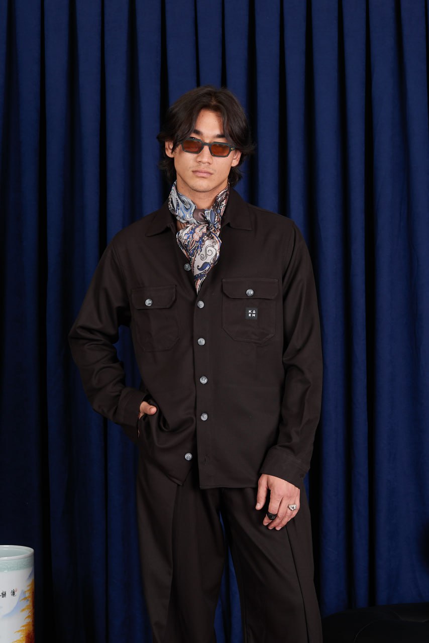 Men’s Premium Utility Shirt | KAEN Tokyo | Modern Minimal Workwear Style