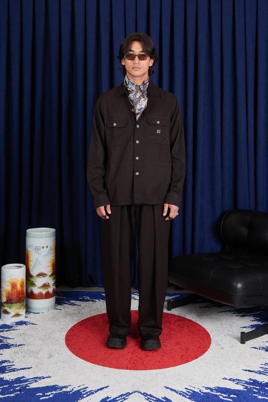 Men’s Premium Utility Shirt | KAEN Tokyo | Modern Minimal Workwear Style