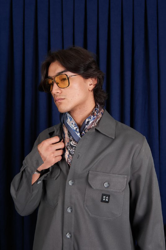 Men’s Premium Utility Shirt | KAEN Tokyo | Modern Minimal Workwear Style