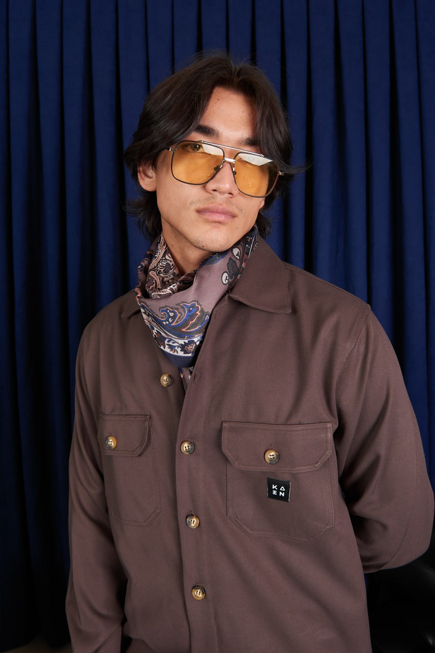Men’s Premium Utility Shirt | KAEN Tokyo | Modern Minimal Workwear Style