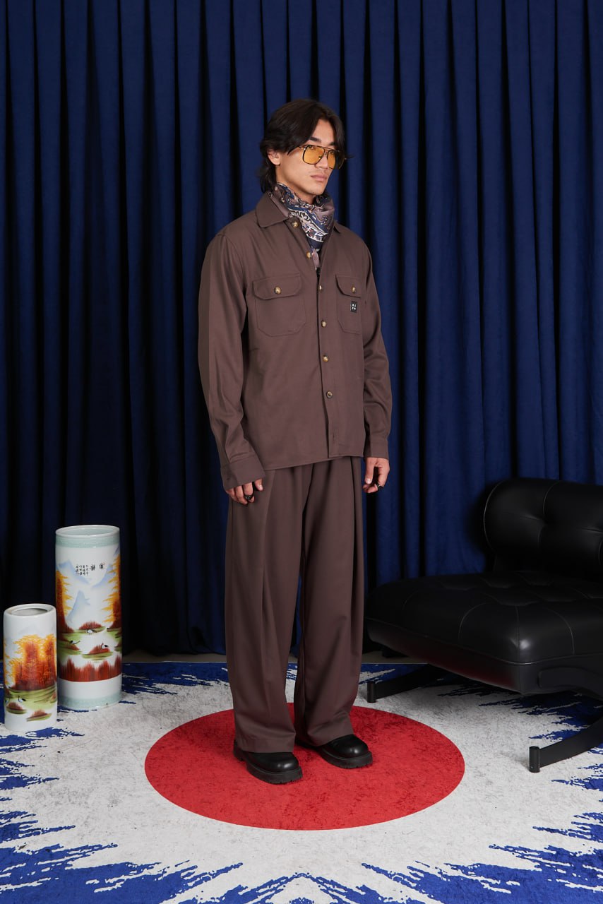 Men’s Premium Utility Shirt | KAEN Tokyo | Modern Minimal Workwear Style