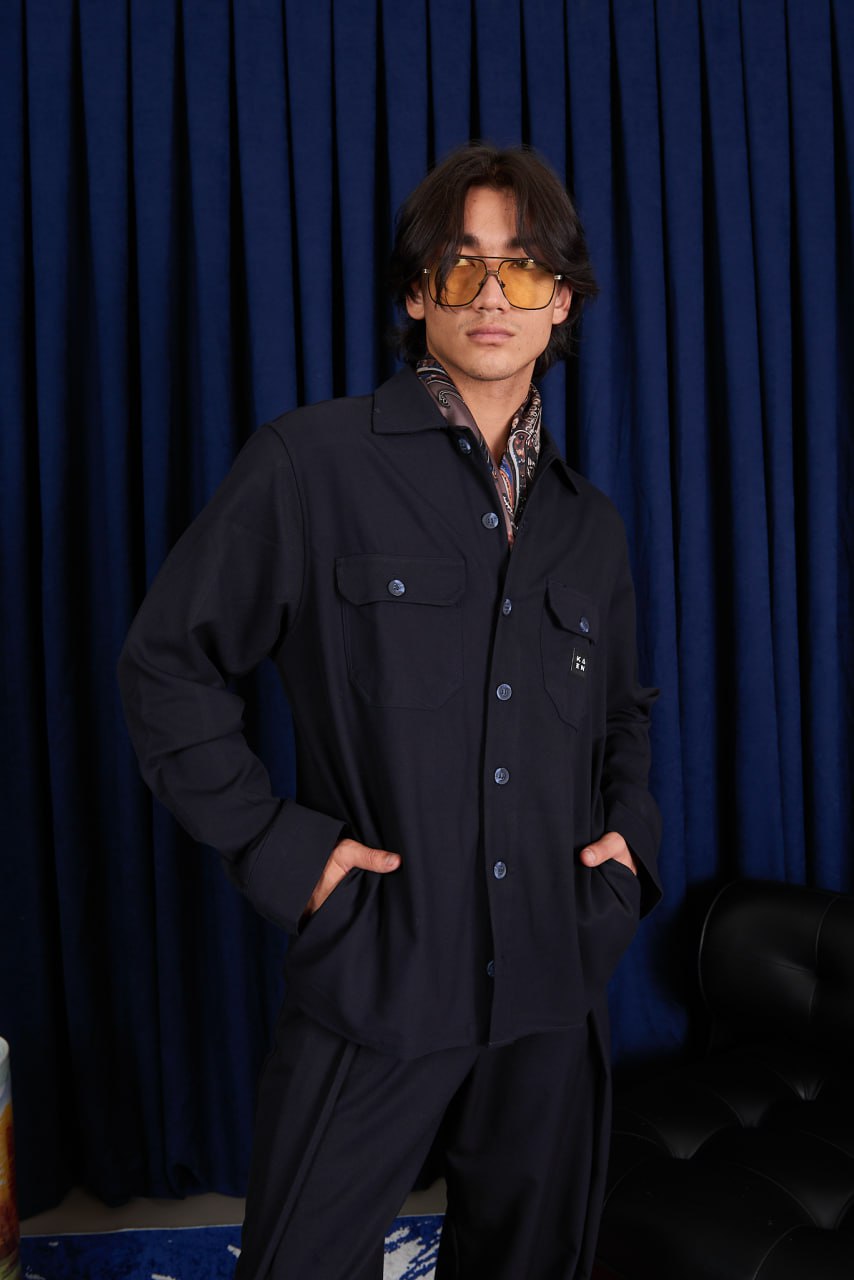 Men’s Premium Utility Shirt | KAEN Tokyo | Modern Minimal Workwear Style