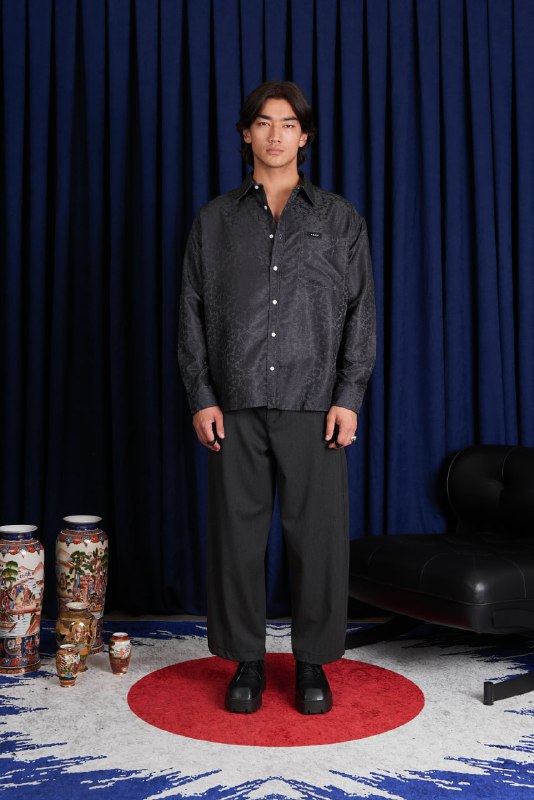 Men’s Premium Jacquard Pattern Shirt