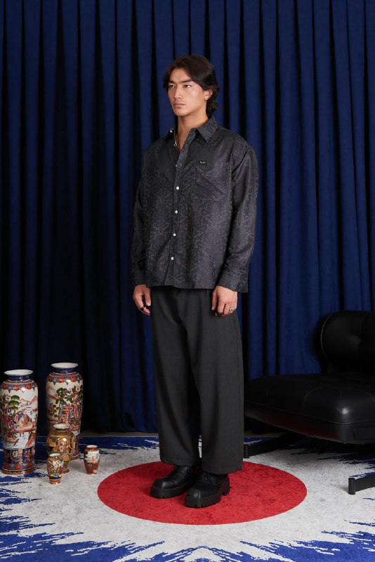 Men’s Premium Jacquard Pattern Shirt