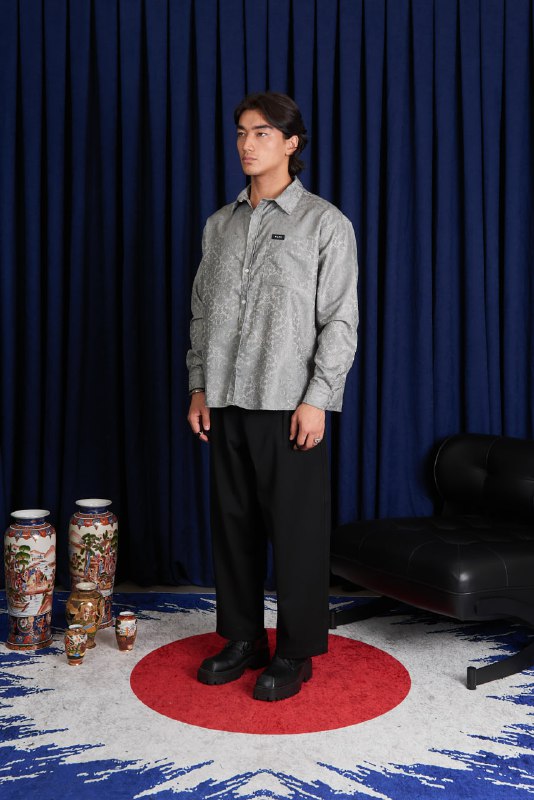 Men’s Premium Jacquard Pattern Shirt