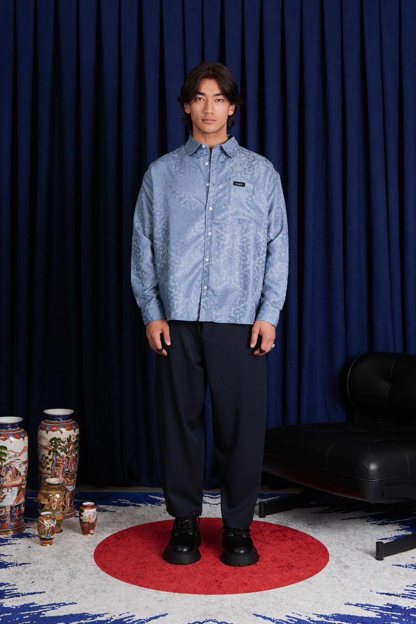 Men’s Premium Jacquard Pattern Shirt