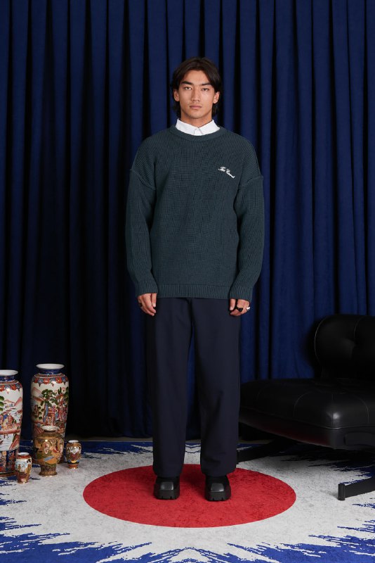 Men’s “The Eternal” Embroidered Knitted Pullover Sweater