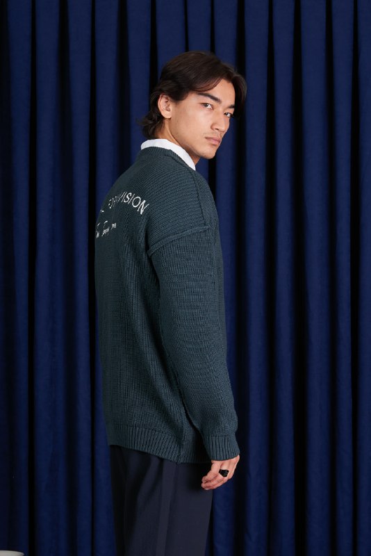 Men’s “The Eternal” Embroidered Knitted Pullover Sweater