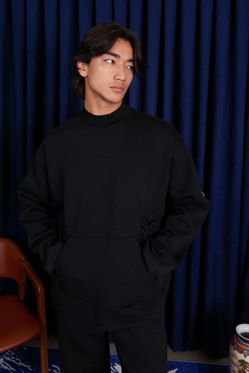 Men’s Korean Oversized Sweatshirt Co-ord Set | Minimal Streetwear Two-Piece Outfit