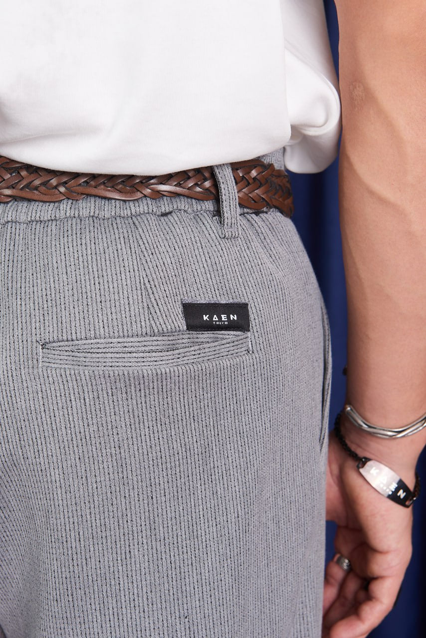 Men’s Korean Minimalist Wide-Leg Trouser | Casual Relaxed-Fit Pants