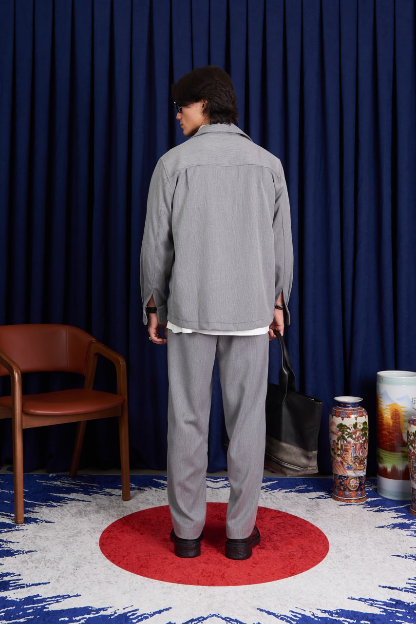 Men’s Korean Minimalist Co-ord Shirt Set