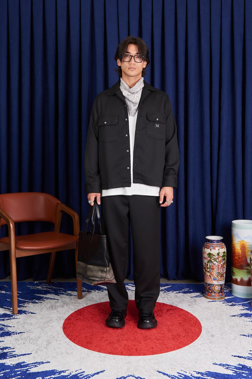 Men’s Korean Minimalist Co-ord Shirt Set