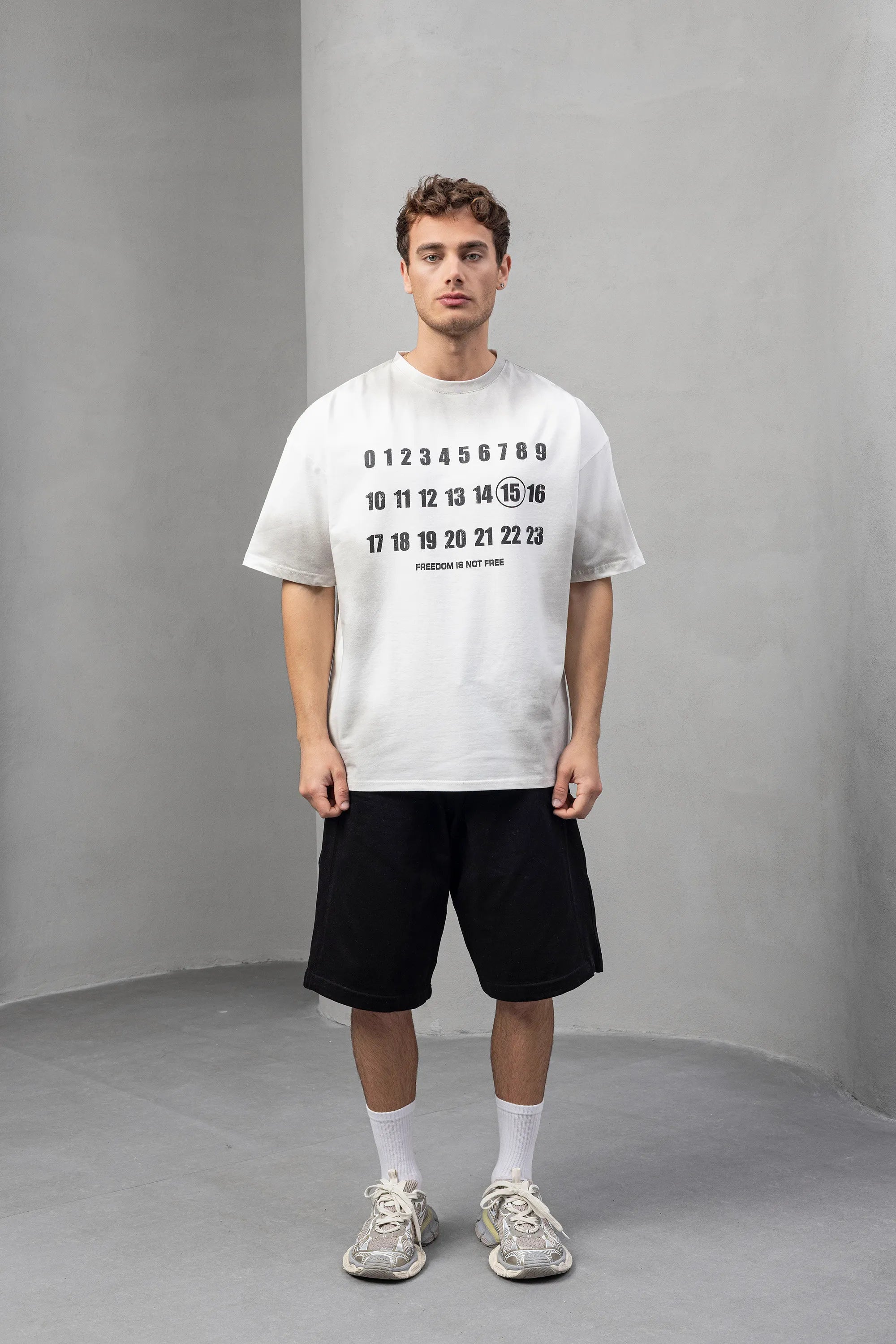 Freedom is Not Free Number Graphic T-Shirt for Men