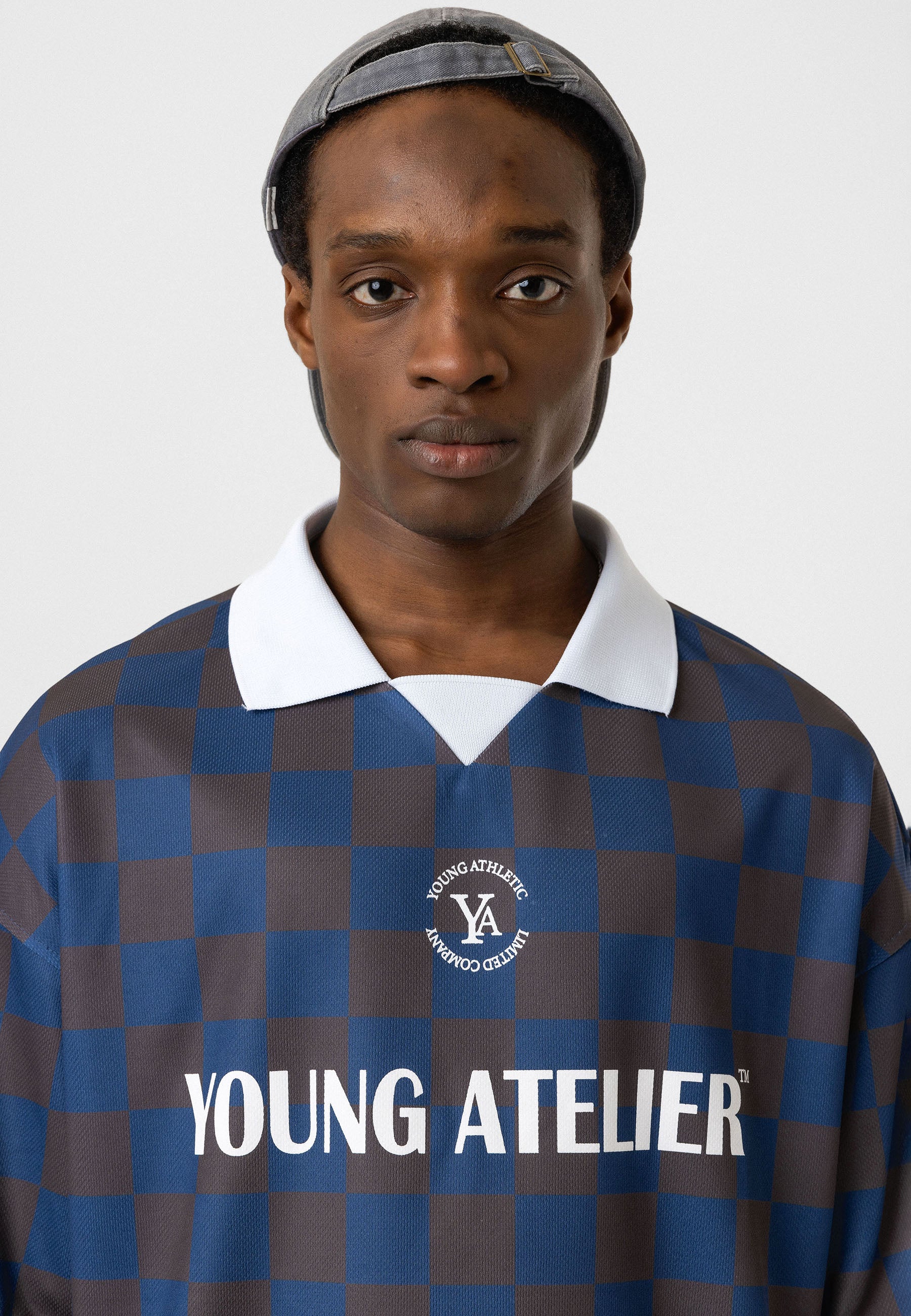 Oversized Polo‑Collar Jersey T-shirts – Sporty Contrast With Polish